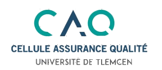 CAQ - Cellule Assurance Qualité Université de Tlemcen